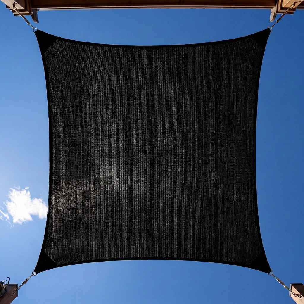 Voile Ombrage Résistante Rectangulaire noir